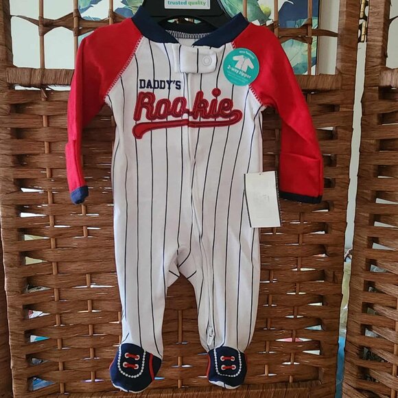 Carter's Child of Mine Baby Boy Sleep 'n Play Pajamas - Size 0m preemie - New - Picture 1 of 3